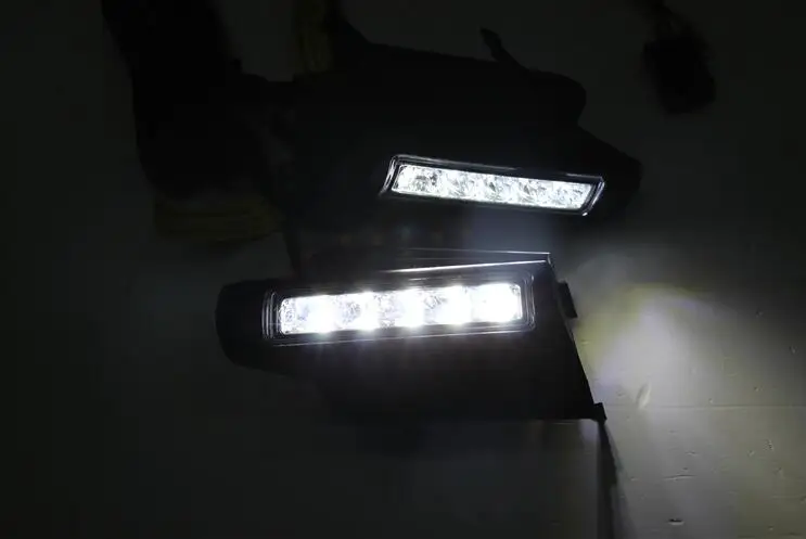 E4 знак светодиодный дневные ходовые огни для Toyota Land Cruiser Prado 120 GRJ120 TRJ120 FJ120 2002 ~ 2009
