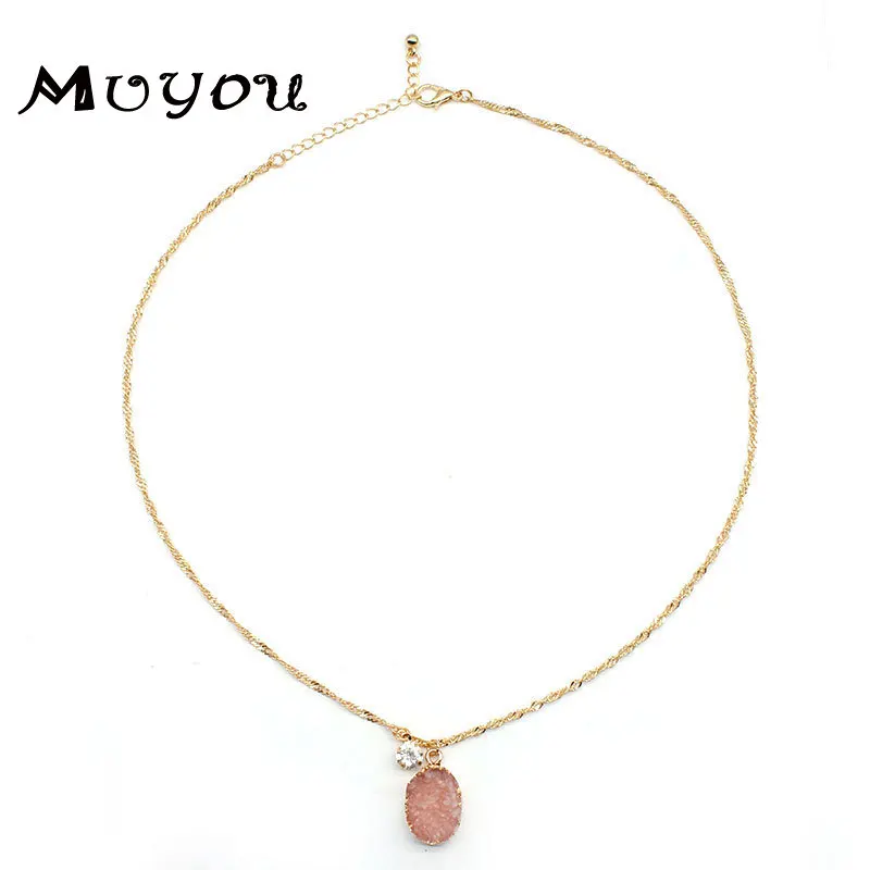 Женские Стразы с имитацией драгоценных камней Золотая цепочка романтичное