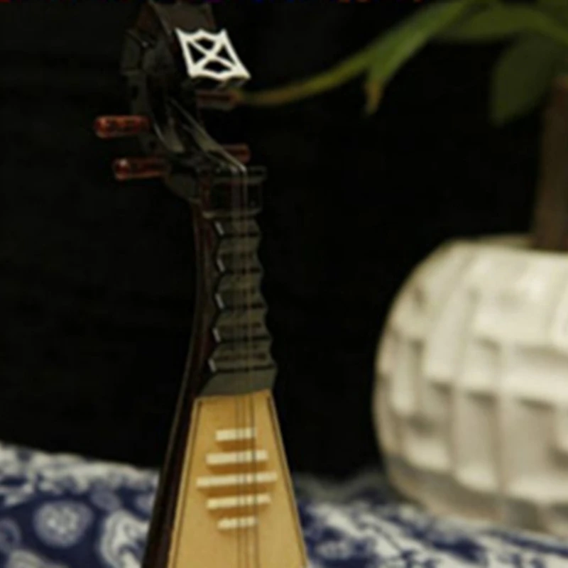 Миниатюрная модель Пипа с подставкой и чехлом мини-лют украшения для музыкальных