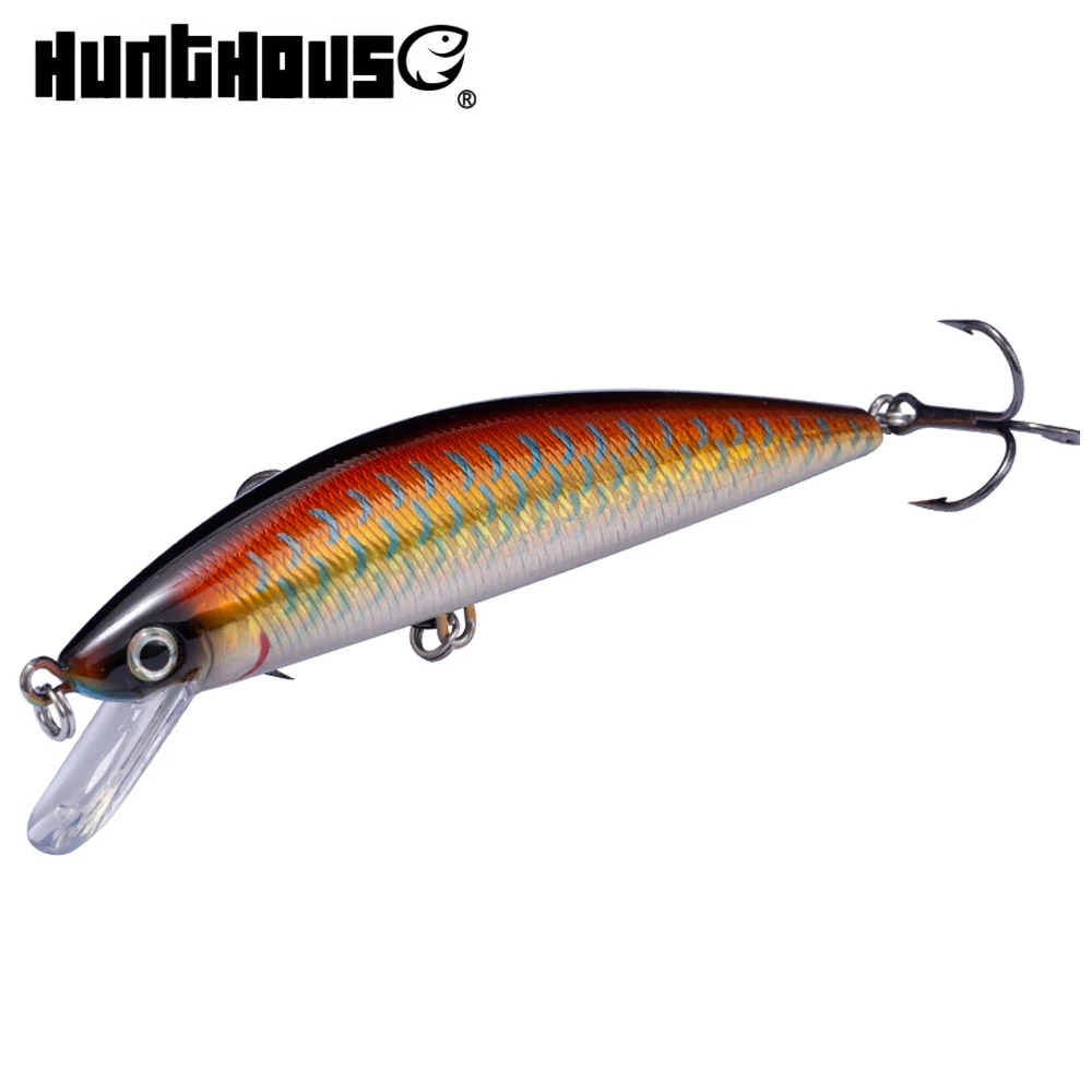 Рыболовная приманка Hunthouse тонущий воббер гольян жесткая искусственная 120 мм