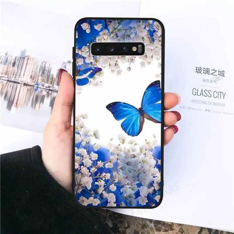 

Butterfly Phone Case For Samsung galaxy S 7 8 9 10 20 edge A 6 10 20 30 50 51 70 note 10 plus