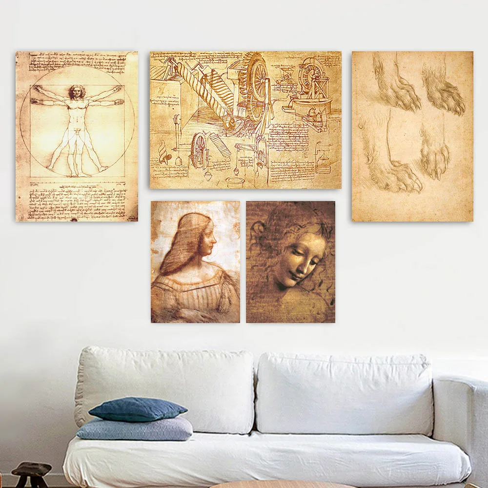 Леонардо да Винчи изучение рисунков водных подъемных устройств исследование для