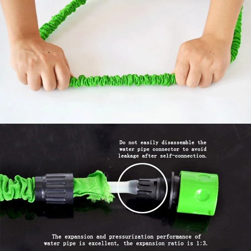 Горячий волшебный садовый водный шланг 25FT 200FT гибкий расширяемые садовые