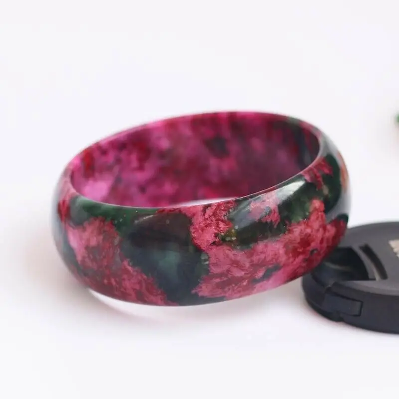 

Натуральный нефритовый Расширенный нефритовый браслет Xiu из Цветка Персика