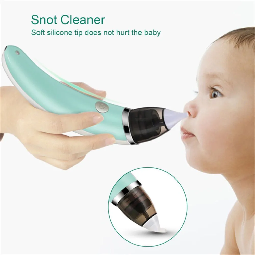 Children Nose Clean Hygienic Vacuum Cleaner Multi-function Safe Electric 5-speed Alastic Adjustment For Newborn Baby Child