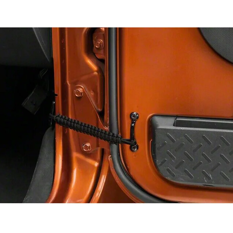 

Heavy Duty Door Limiting Straps Replacement For Jeep Wrangler JK YJ TJ Black Polyester fiber