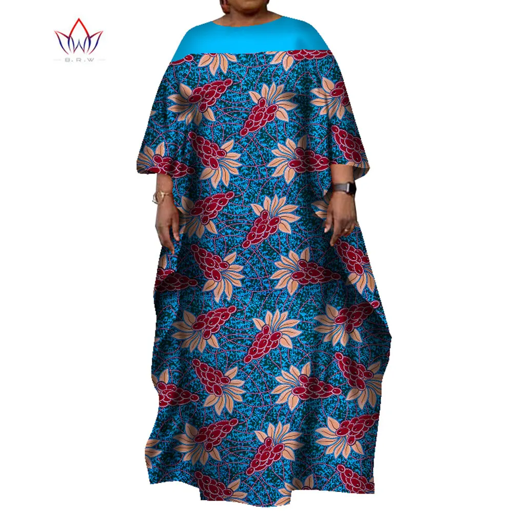 

African Attire for Women Dashiki Long Maxi Dress Summer Plus Size Dress Ladies Traditional African Clothing muslim Dreess WY7867