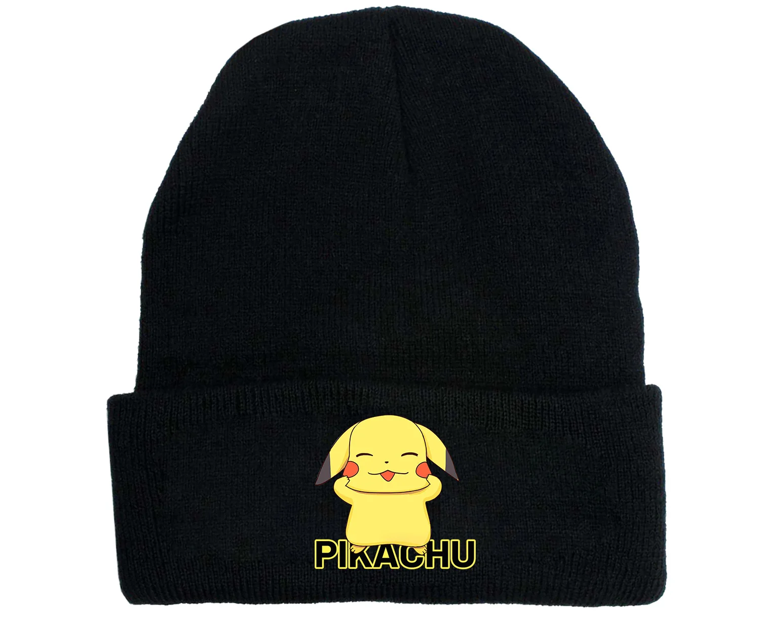 Nisex хлопчатобумажная шапочка с принтом Pokemon pikachu вязаный берет осенняя Лыжная