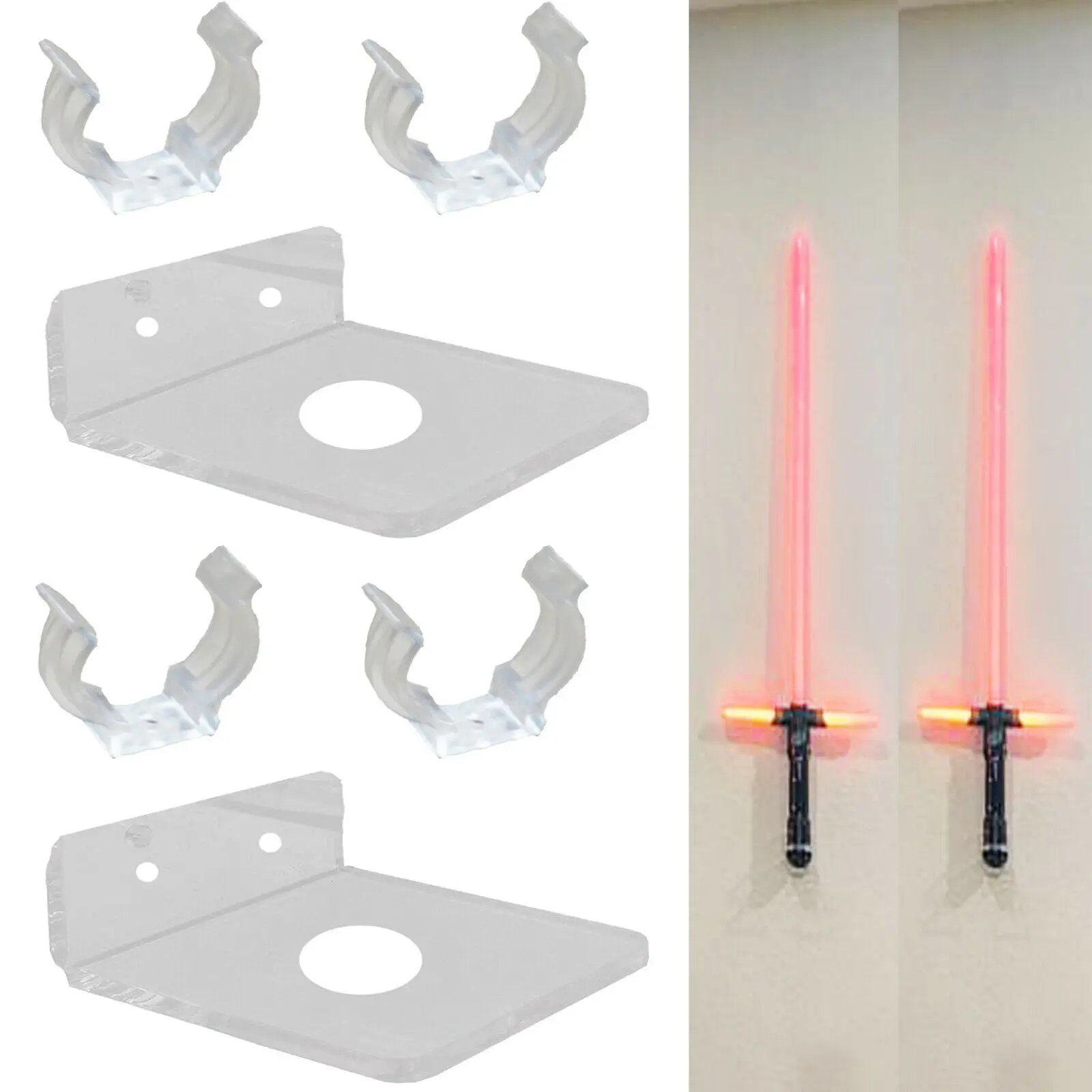 2X акриловая подставка для звездных войн Light saber FX Master Replicas Graflex|Детали