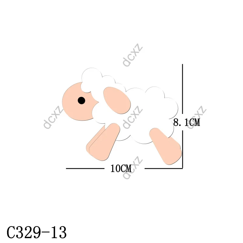 

New sheep Wooden die Scrapbooking C329-13 Cutting Dies Multiple sizes