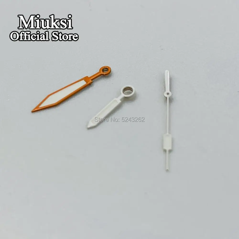 Miuksi зеленые светящиеся стрелки часов подходят для Miyota 8205 8215 821A Mingzhu DG 2813 3804