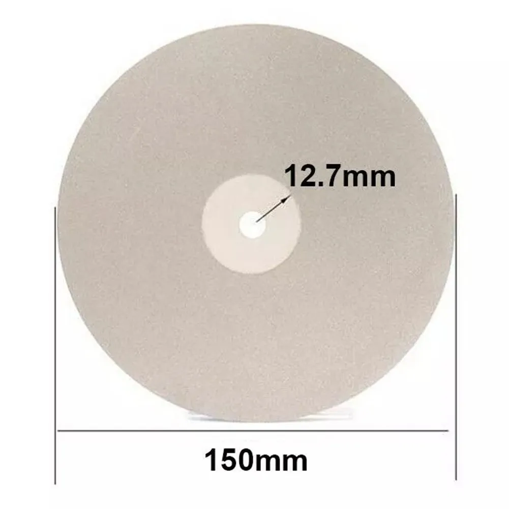 

1/2 Inch 3pcs 80/240/400 Grits 6 Inch Diamond Coated Flat Lap Lapping Wheel Hot New