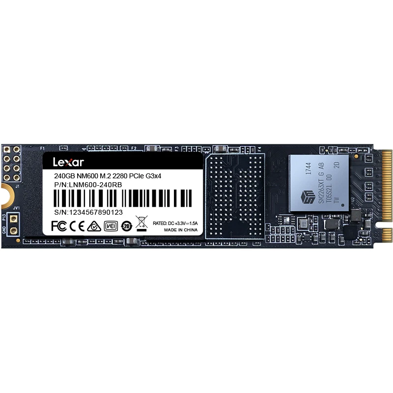 Lexar M.2 SSD 960G 480G 240G Внутренний твердотельный накопитель, жесткий диск M.2 2280 PCIe Gen3x4 для ноутбука, ноутбука