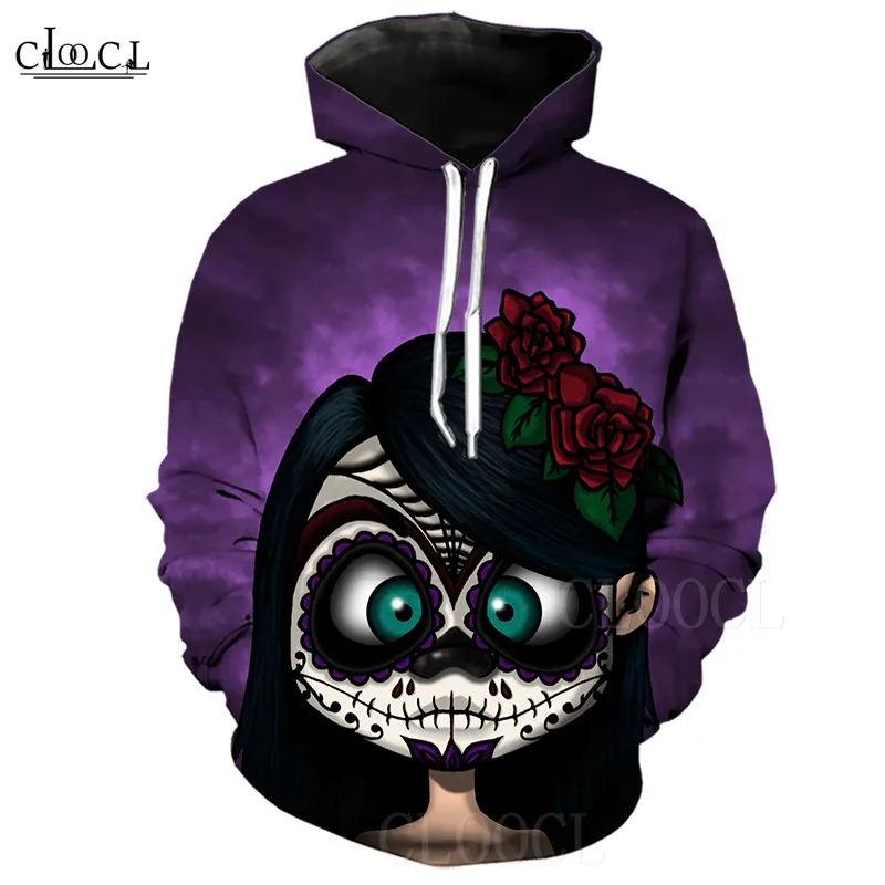 

New Hoodie Cartoon Skull Skull 3D Printed Harajuku Hoody Casual Sportswear Women Men Sweatshirts Oversized Yellow Hoodies Coat