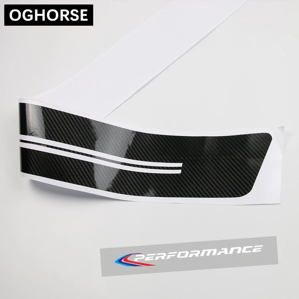 

5D Carbon Fiber Vinyl Car Rear Bumper Trim Guard Plate Protective Sticker Decal For BMW F20 F30 F10 F11 G30 F32 F25 F26 F15 F16