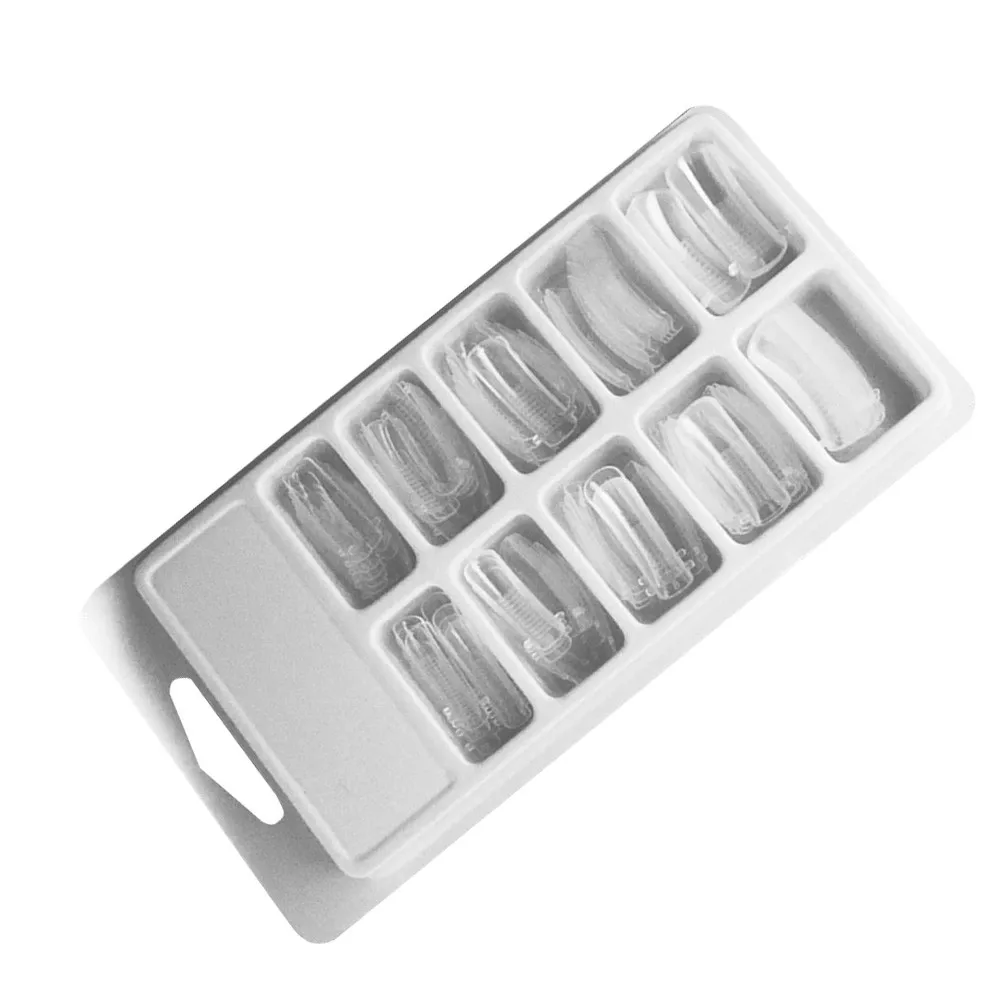 

OutTop Beauty 100Pcs Natural Color French DIY False Nail Tips Artificial Fake Nails Art Acrylic Manicure Tools