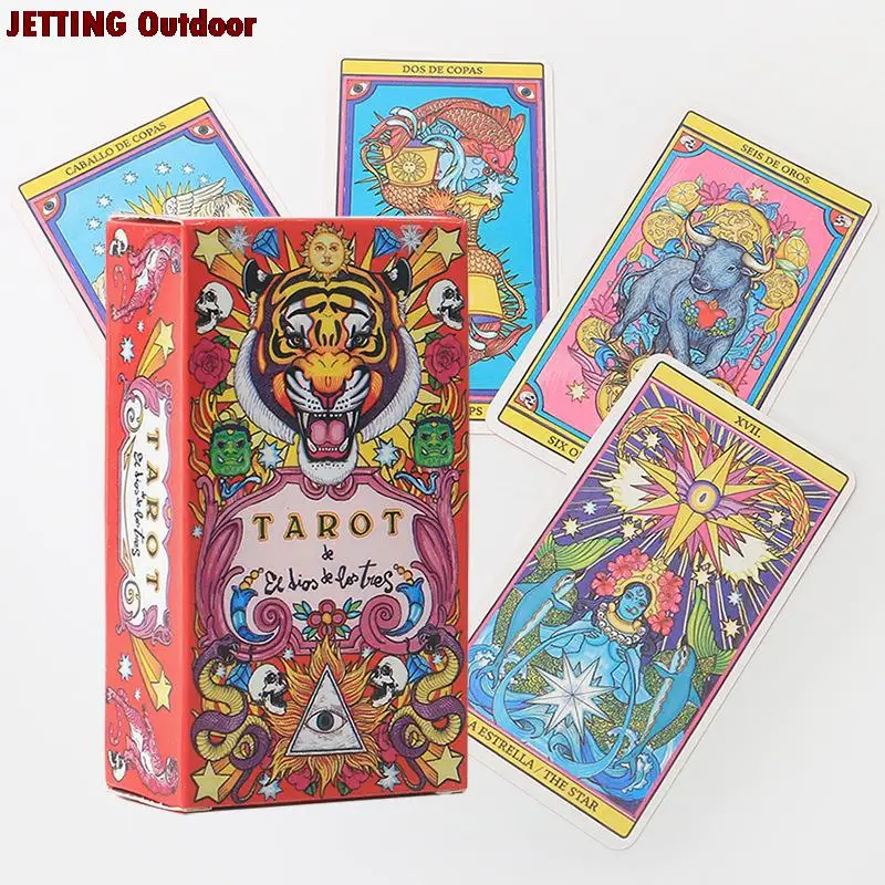 

78 Cards/box Special Style Classics Tarot of The God of Three Tarot Cards Popular Party Board Game