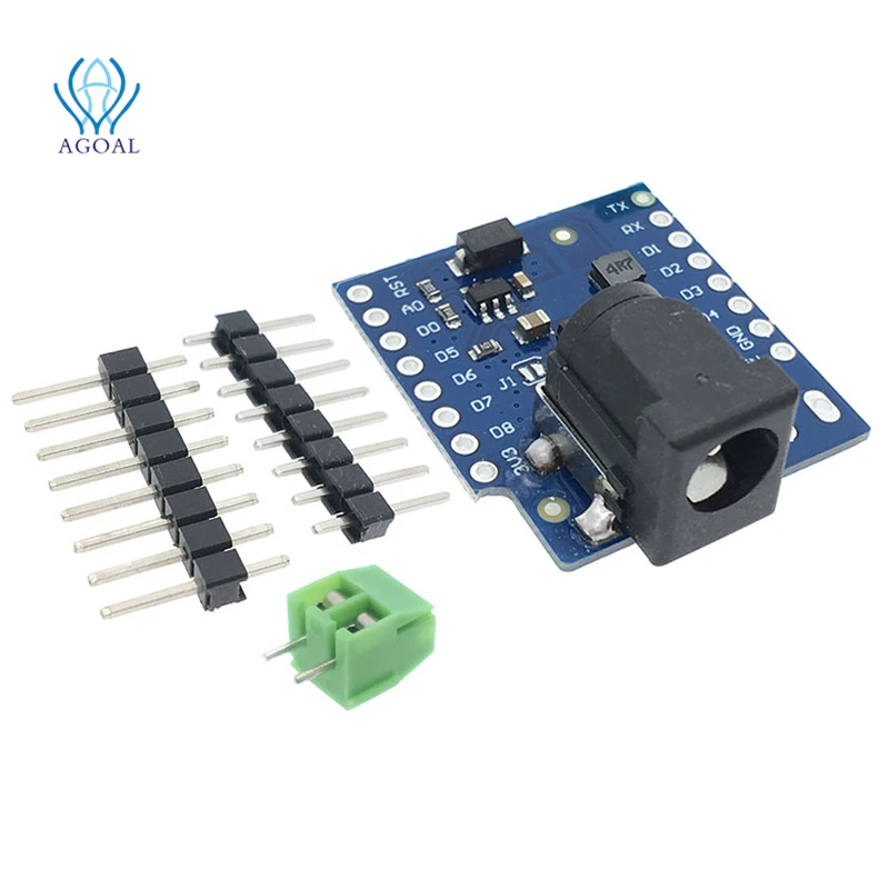 DIY модуль DC 7 24V 1A силовой щит V1.1.0 для WEMOS D1 mini с контактами|Печатные платы| |