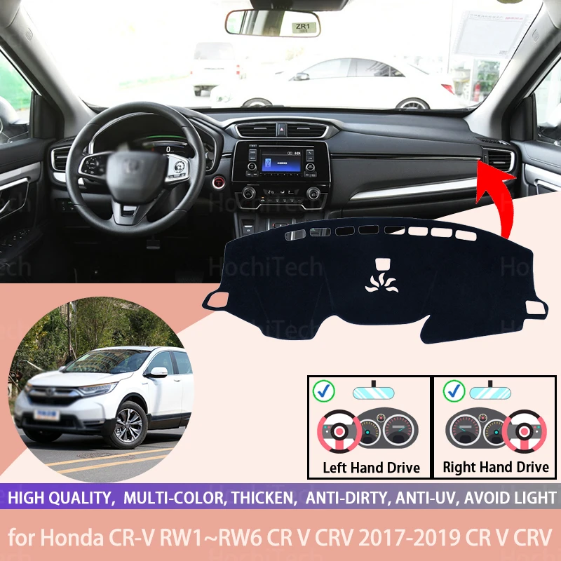 

Для Honda CR-V RW1 ~ RW6 CR V CRV 2017-2019 CR V CRV чехол для приборной панели коврик для приборной панели защитный лист коврик для укладки