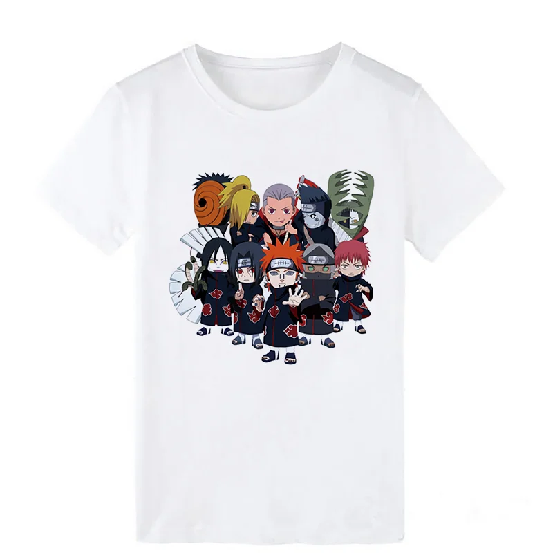 

Naruto Harajuku Cute Cartoon T Shirt Women Fashion Japanese Anime T-shirts Sasuke Ullzang Graphic Tshirt 90S Top Tees Female