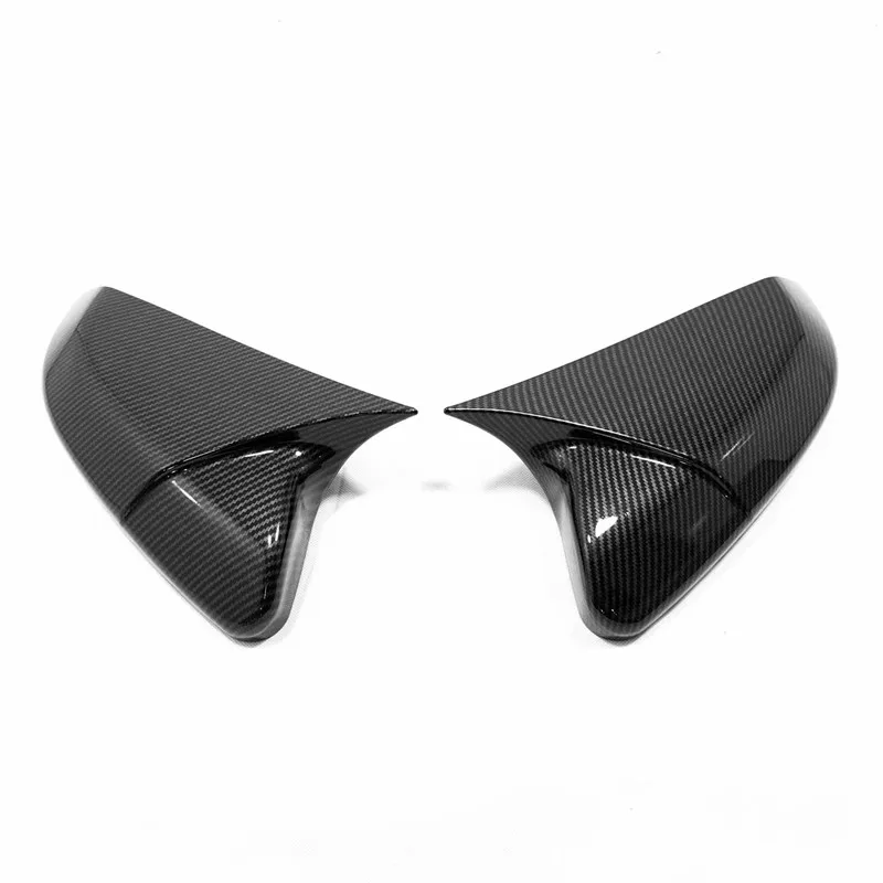 

2016 2017 2018 For Honda Civic 10th Car ox Horn Rearview mirror trim Cover-ABS Black auto exterior Accessories moulding 2pcs