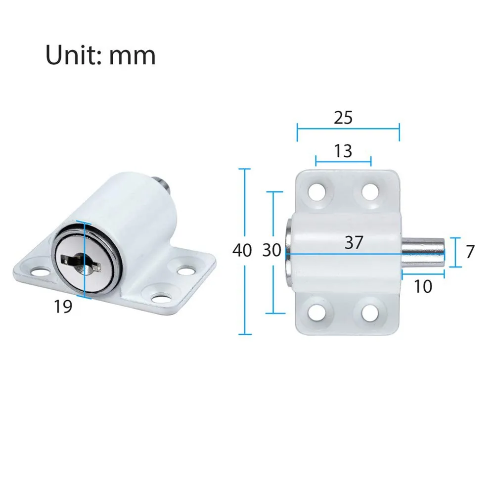 

25 Mm*40 Mm 4pcs 4pcs Casement Bolt Locking Catch 4x Casement Zinc Alloy+Iron+Copper