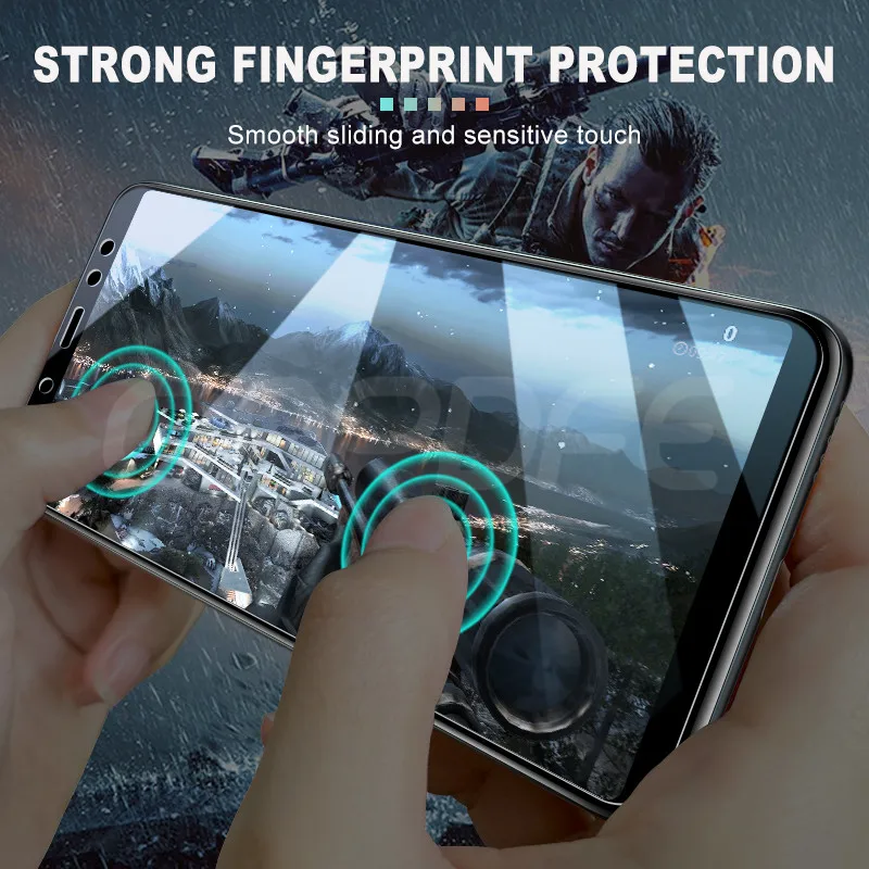 

9H Tempered Glass For Samsung Galaxy A6 A8 J4 J6 Plus 2018 Screen Protector Glass Samsung A5 A7 A9 J2 J8 2018 Glass Film Case