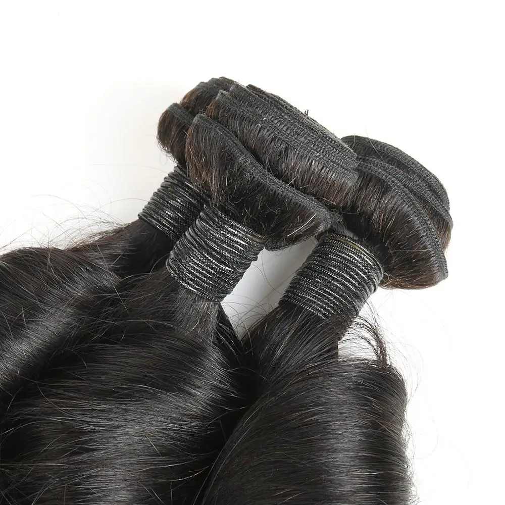 Бразильские 3 пучка Надувные вьющиеся 100% человеческие волосы фумми MIHAIR remy