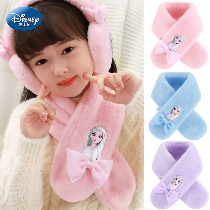

Детский шарф Disney «Холодное сердце», женский осенне-зимний шарф для маленьких девочек, теплый милый зимний шарф для девочек, рождественские ...