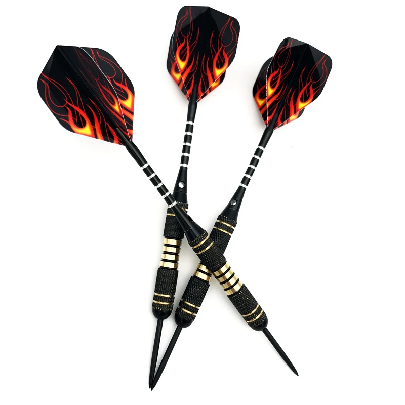 

High Quality 3pcs of Hard Steel Tip Darts 23g Keel shape Professional Darts Indoor Sports Dart Needle for Sporting Game qenueson