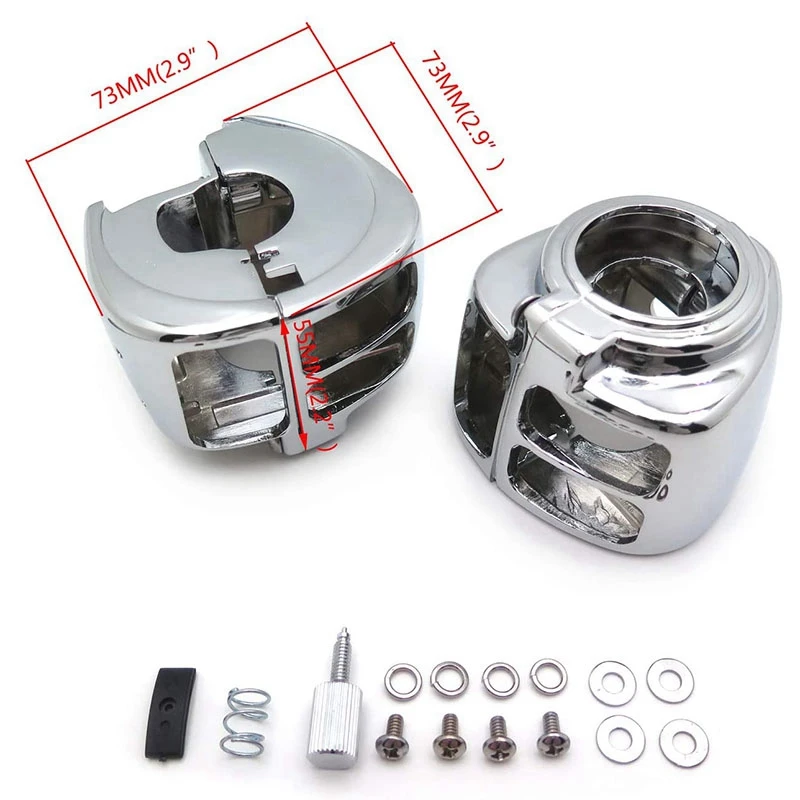 

Motorcycle Handle Switch Button Button Switch Assembly Switch Button Housing Cover for Dana Sportster Softail