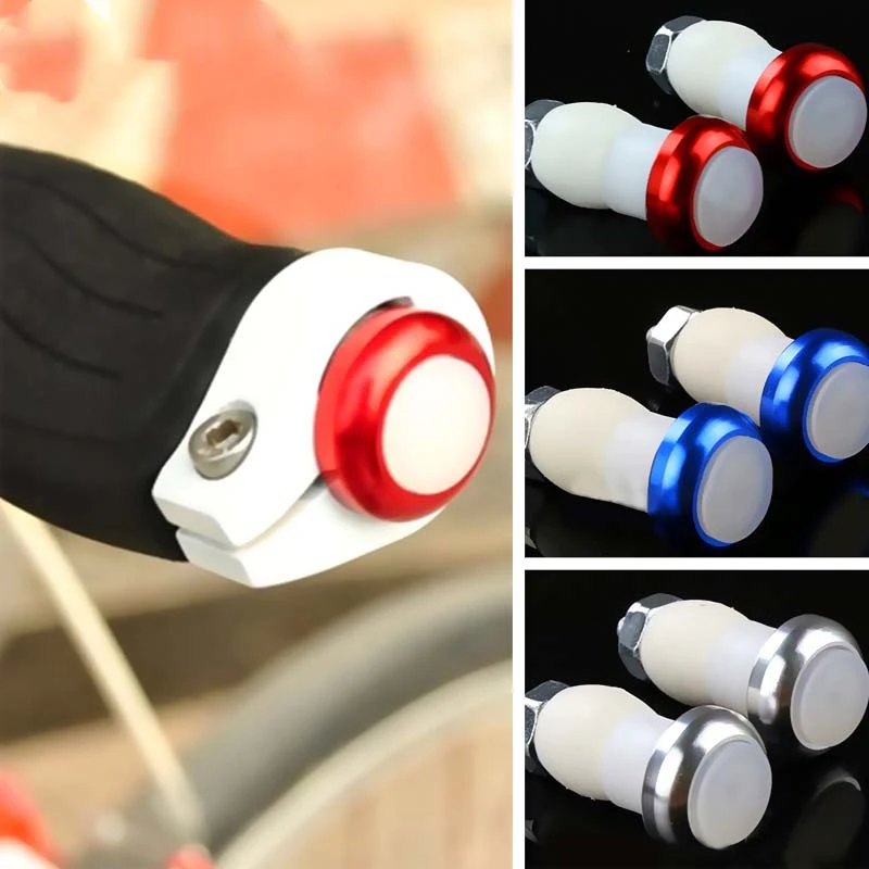 Горячая Распродажа 1 пара алюминиевый сплав Безопасная езда на велосипеде ручка