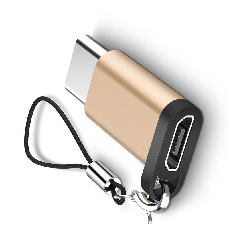 Адаптер Type C с Micro USB на конвертер брелоком для Samsung HTC MacBook LHB99|Переходники и