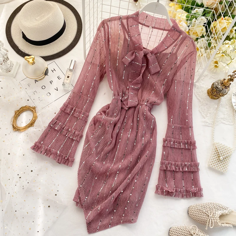 2019 Новая модная женская Одежда Необычное платье зимнее женское платье|Женские