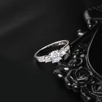 fashion 925 sterling silver new classic style zircon ring korean style ring suitable for women jewelry ring gifts