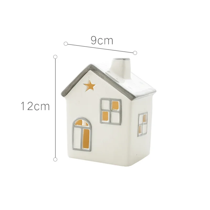 Светильник лый домик для снежного дома миниатюрные фигурки ручная работа