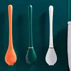 Новый силиконовый держатель для туалетной щетки, настенный набор для туалетной щетки для ванной комнаты, инструменты для уборки туалета, без мертвых концов, бытовая уборка