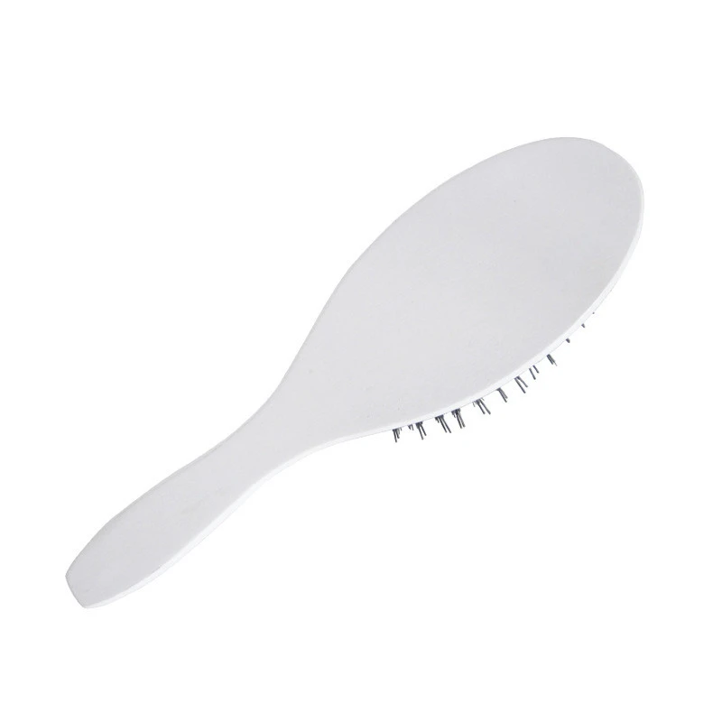 Белая овальная длинная щетина кабана расческа для волос Антистатическая массажа