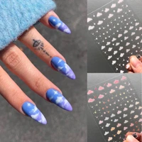 1pc 3d cloud nail art stickers self adhesive stars decal stickers for salon manicure nails decoration