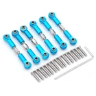 Рулевая тяга Servo Ссылка тяга стяжной муфты A959-03 металлический Регулируемый для RC автомобиль обновления заменить