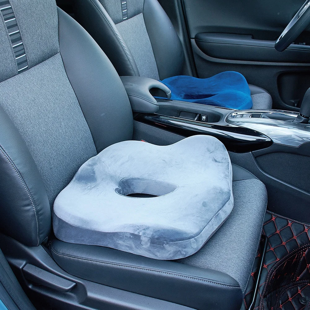 

Memory Foam Auto Cushion Orthopedic Pillow Coccyx Cushion Support Breathable Pad Car Seat Protector Hip Massage Sets