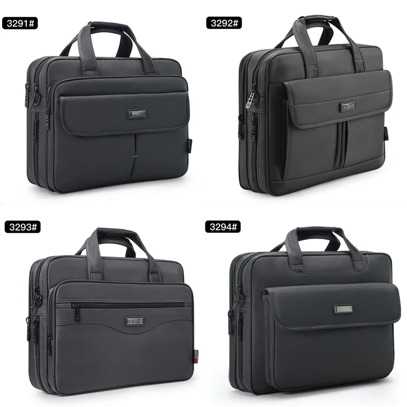 OYIXINGER Men Briefcase High Quality Oxford Cloth Briefcase For 15 inch Laptop Male Business A4 Document Bag Waterproof Handbag