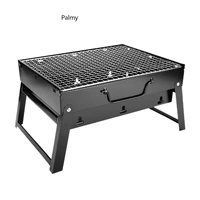 foldable bbq grill portable barbecue charcoal grills wire meshes tools for outdoor camping cooking picnics hiking use