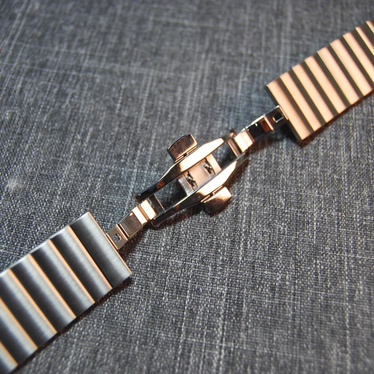 

20/ 22MMWatch Band Stainless Steel Butterfly Buckle Watchband Strap For MOTO 360 2nd smart watch