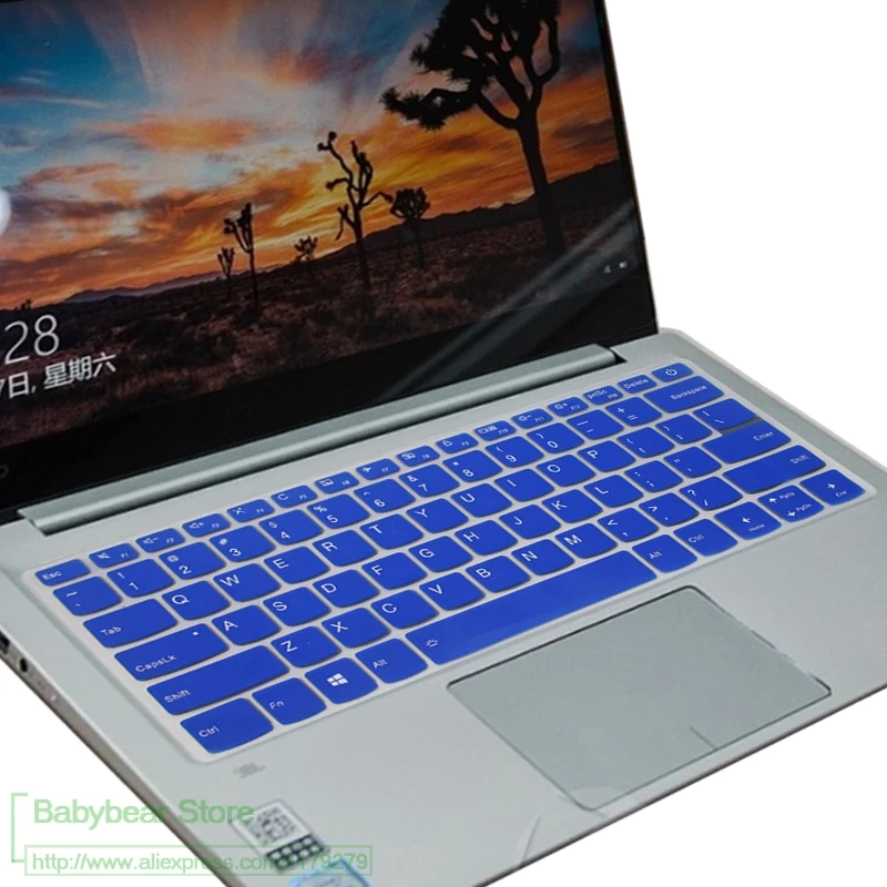 blue Силиконовый защитный чехол для клавиатуры для ноутбука lenovo Ideapad 330S-14 330s-14IKB 330S 14 ikb 330s-14ast 330s-14arr 330s-14lkb - Цвет: blue