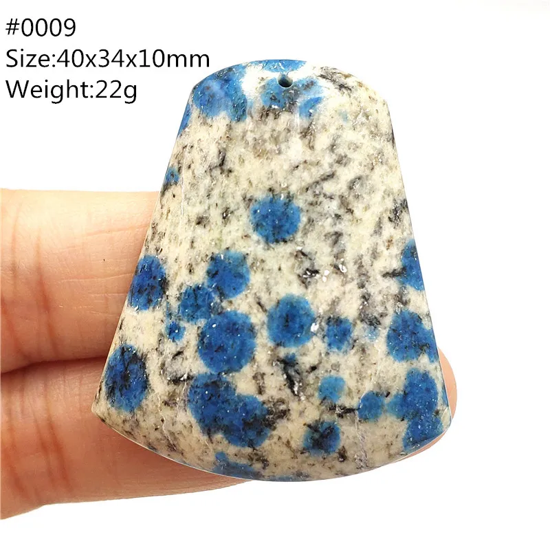 Ожерелье из настоящего природного синий K2 нефрита вулканической кулон ожерелье