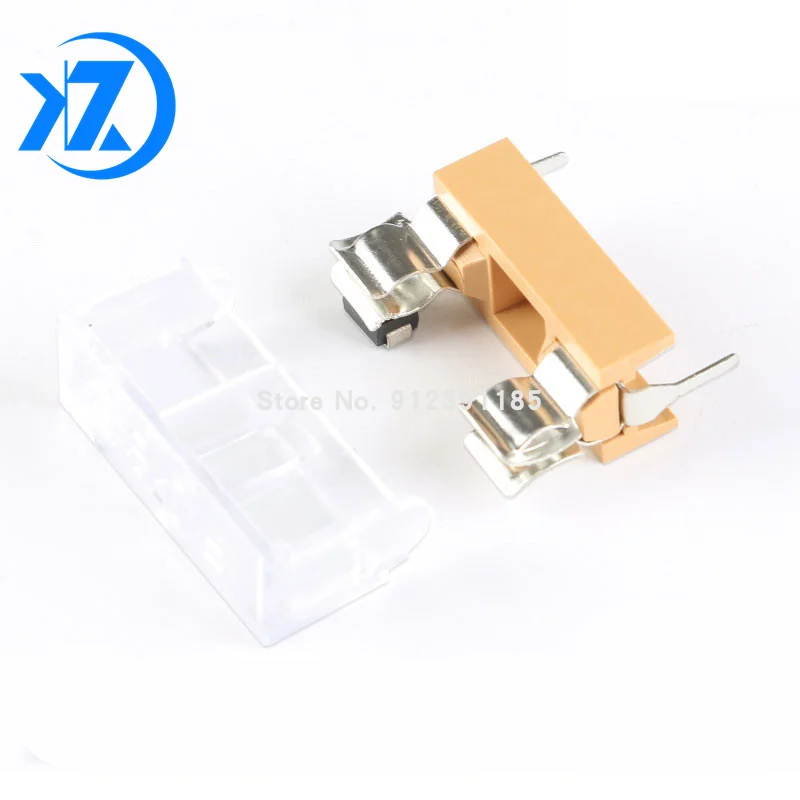

10PCS/LOT 5x20mm Fuse Holders 5X20 Insurance Tube Socket Fuse Holder For 5*20 Insurance