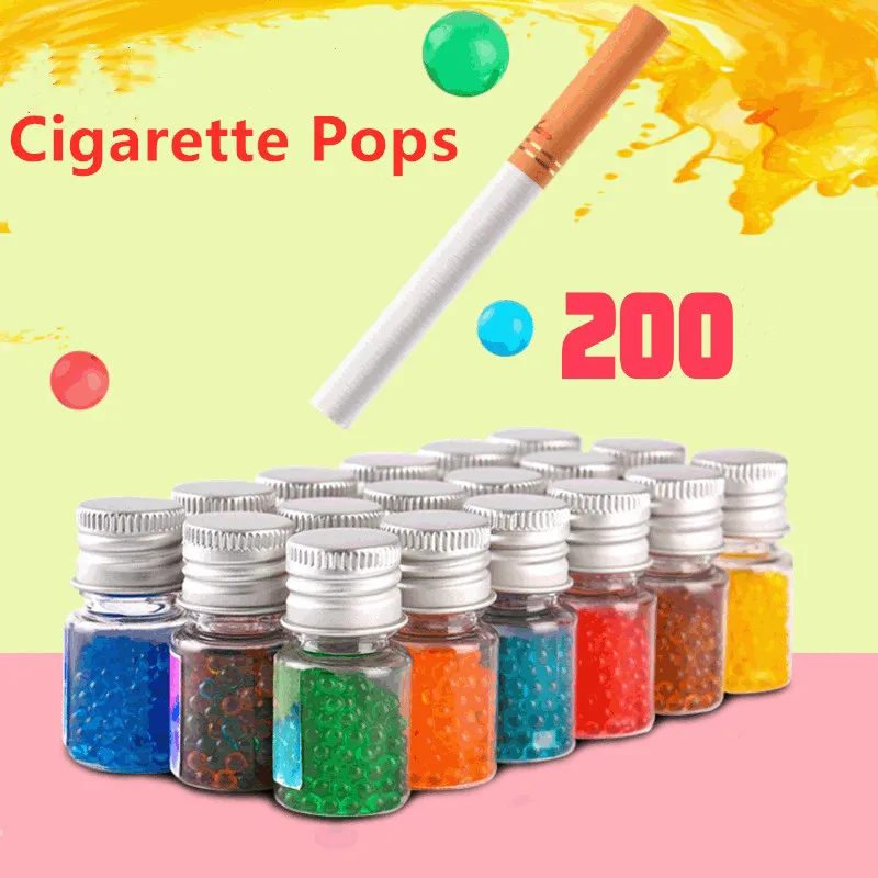 200 шт./упак. сигареты хлопки бусины фруктовый аромат мятным вкусом мундштук