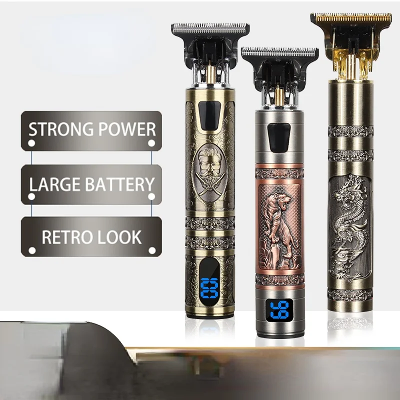 

Electric shaver for men Razor Shaving Machine Wireless Hair trimmer machine Beard trimmer barber USB T9 Clipper HIENA Cordless