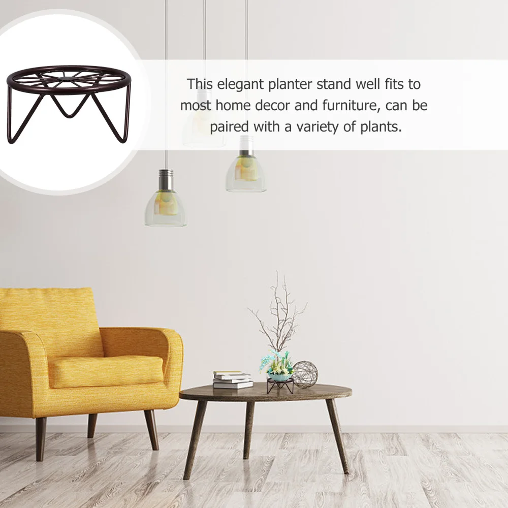 

3pcs Iron Flower Pot Rack Indoor Household Sitting Room Balcony Flowerpot Shelf